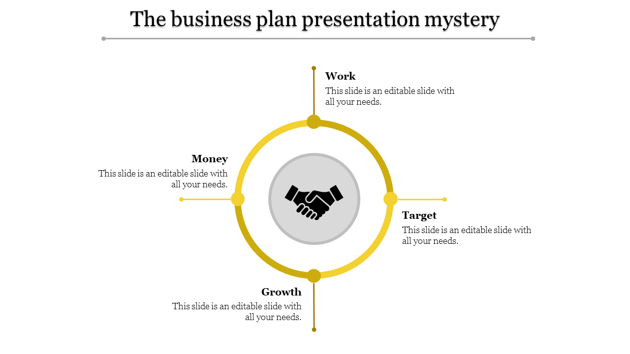 Amazing Business Plan Presentation Template-Four Node